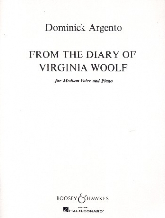 From the diary of Virginia Woolf for medium voice and piano