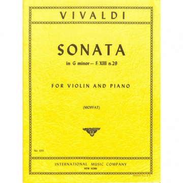 Sonata g minor F.XIII:29 for violin and piano