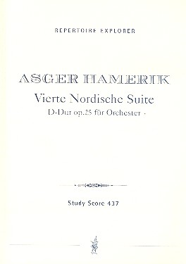 Nordische Suite D-Dur Nr.4 op.25 fr Orchester Studienpartitur