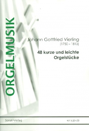 48 kurze und leichte Orgelstcke fr Orgel