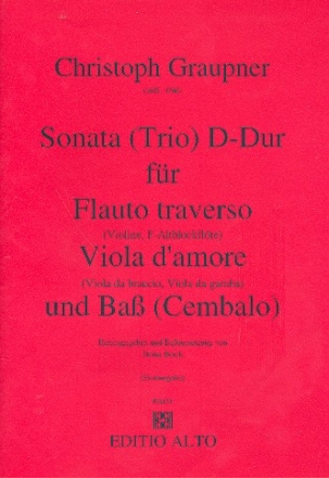 Sonate D-Dur fr Flte, Viola d'amore und Bass (Cembalo)