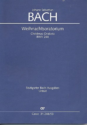 Weihnachtsoratorium BWV248 Kantaten 1-6 fr Soli, gem Chor und Orchester, Klavierauszug (dt/en)