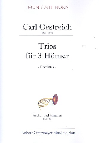 Trios fr 3 Hrner Partitur und Stimmen