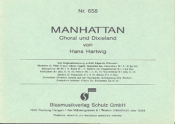 Manhattan: fr Blasorchester Choral und Dixieland