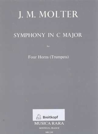 Sinfonie C-Dur fr 4 Hrner Partitur und Stimmen
