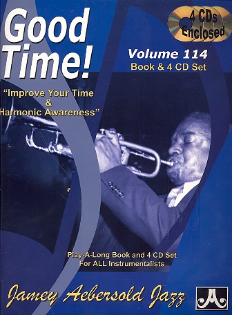 Good Time (+4 CDs): Improve your time and harmonic awareness PLay-along book for all instruments