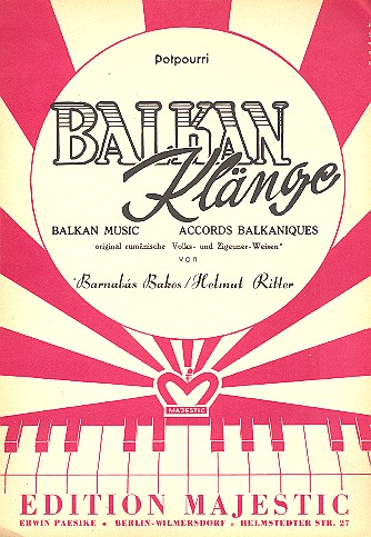 Balkan-Klnge: Potpourri fr Klavier