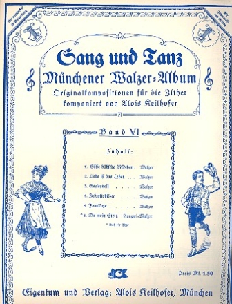 Mnchener Walzer-Album Band 6 fr Zither