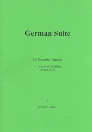 German Suite for recorder quartet (with opt. TbGbCb) score and parts