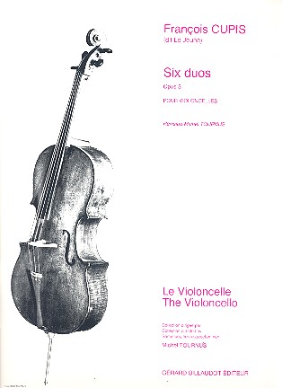 6 duos op.3 pour violoncelles partition Tournus, M., ed