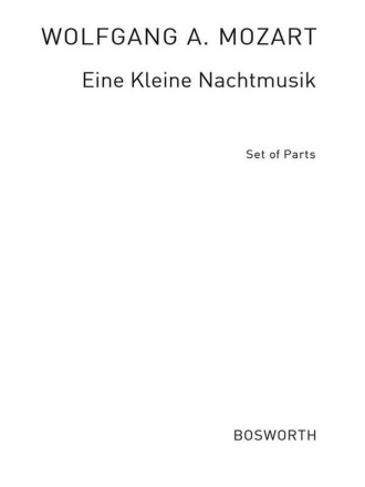 Eine kleine Nachtmusik KV525 fr 4 Blockflten (SATB) und Percussion (Schlagzeug) Stimmen