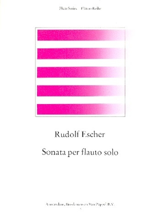 Sonata per flauto solo (1949) Reede, R., de, ed