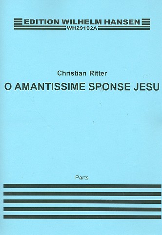 O amantissime sponse Jesu for soprano, strings and bc parts