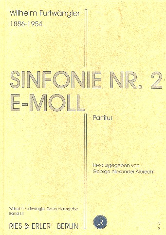 Sinfonie e-Moll Nr.2 fr Orchester Partitur, gebunden