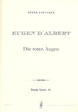 Die toten Augen Oper Studienpartitur Ewers, Hanns Heinz,  Libretto