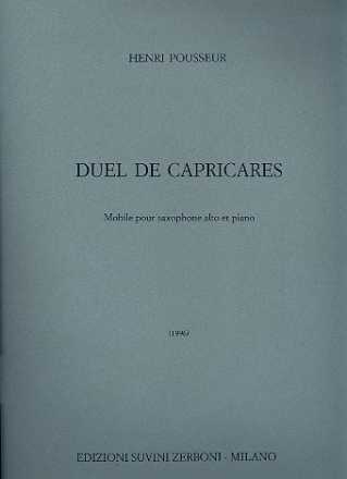 Duel de capricares mobile (1996) pour saxophone alto et piano