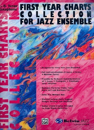 First Year Charts Collection: for Jazz Ensemble Tenor saxophone 1