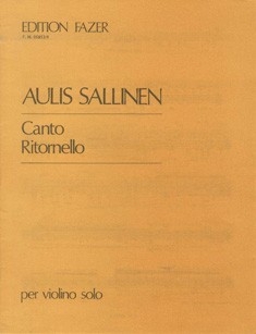 Canto Ritornello fr Violine solo