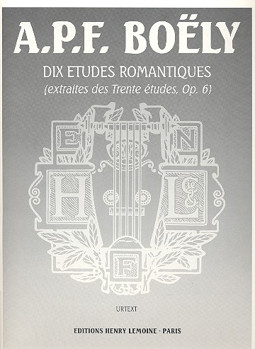 10 tudes romantiques op.6 pour piano (Urtext) extraites de 30 tudes op.6