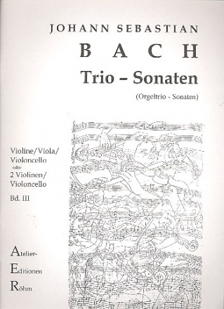 Trio-Sonaten Band 3 fr Violine, Viola (Violine) und und Violoncello Stimmen