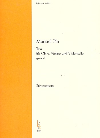Trio g-Moll - fr Oboe, Violine und Violoncello Stimmen