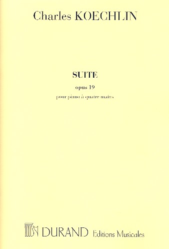 Suite op.19 pour piano  4 mains