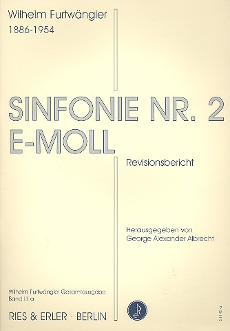 Sinfonie e-Moll Nr. 2 Revisionsbericht