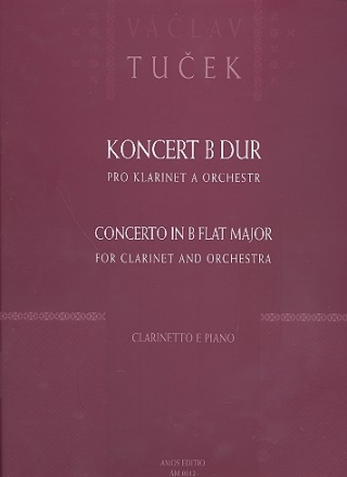 Concerto b flat major  for clarinet and orchestra for clarinet and piano
