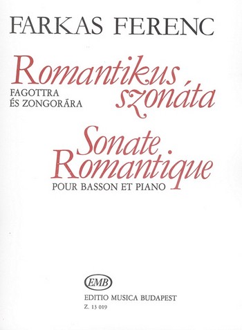 Sonate romantique pour bassoon et piano Hommage a Brahms