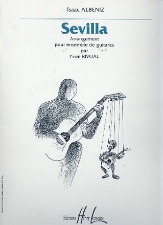 Sevilla pour ensemble de guitares, partition+parties Rivoal, Y., arr.