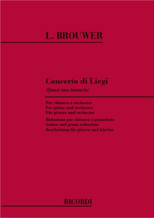 Concerto di Liegi f�r Gitarre und Orchester f�r Gitarre und Klavier Terreni, Fr., Bearb.
