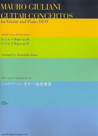 Concerto A major op.30 and Concerto A major op.36 (+CD) for guitar and piano