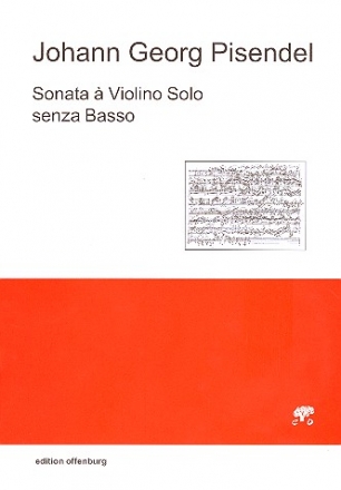 Sonata  violino solo senza basso  Praktische Ausgabe und Faksimile