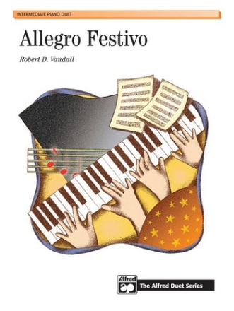 Allegro festivo for piano duet