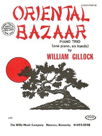 Oriental bazaar for piano 6 hands