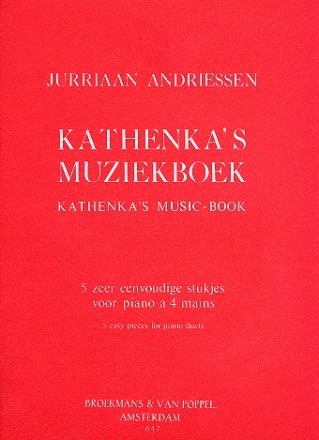 Kathenka's Music Book 5 easy pieces for piano 4 hands