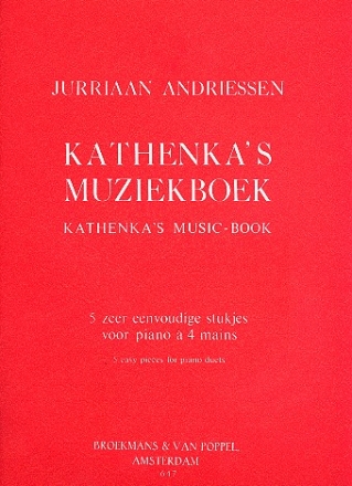 Kathenka's Music Book 5 easy pieces for piano 4 hands