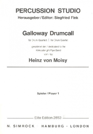 Galloway Drumcall für 4 Schlagzeuge Stimmen
