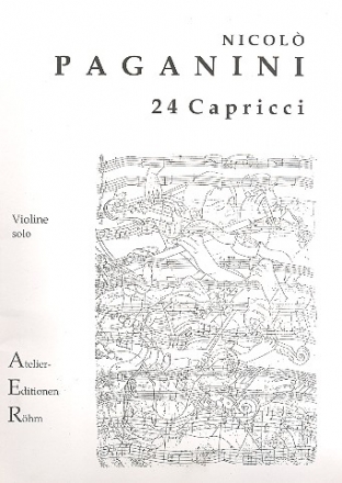 24 Capricci  fr Violine