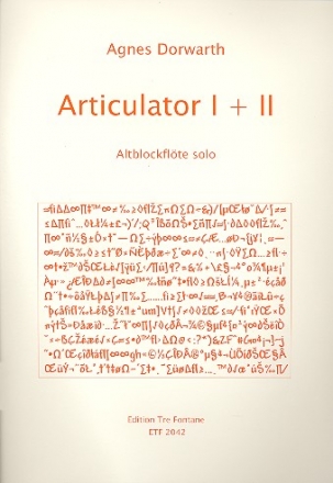 Articulator Nr.1 und Nr.2 fr Altblockflte