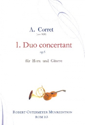 Duo concertant Nr.1 op.5 fr Horn und Gitarre