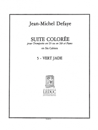 Suite colore no.5 Vert jade pour trompette en ut ou sib et piano