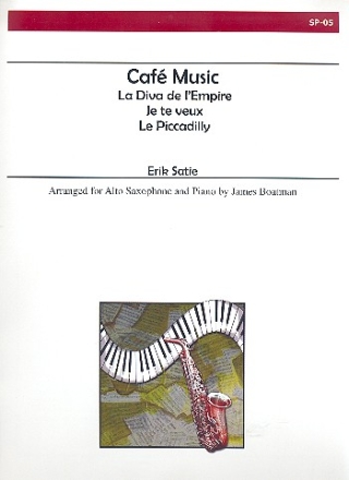 Caf Music for alto saxophone and piano