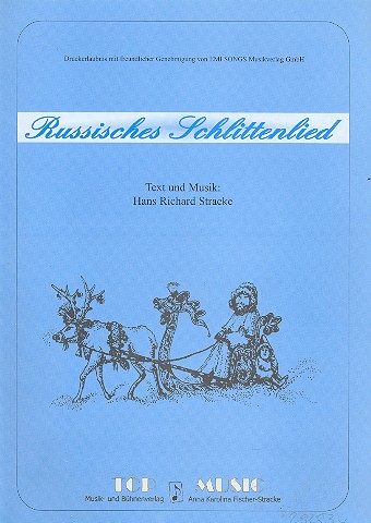 Russisches Schlittenlied fr Gesang und Klavier