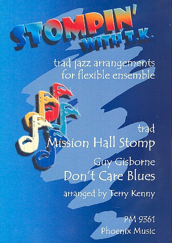 Mission Hall Stomp  und  Don't care Blues fr variable Besetzung Partitur und Stimmen