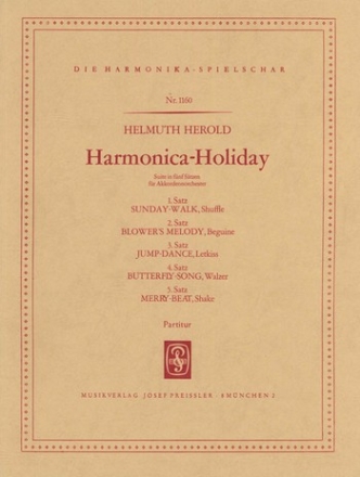 Harmonica-Holiday Suite fr Akkordeonorchester Partitur