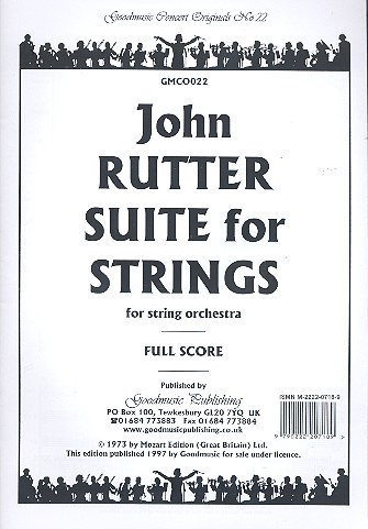 Suite for Strings for string orchestra score