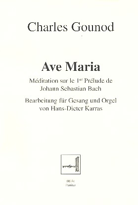Ave Maria fr Gesang und Orgel