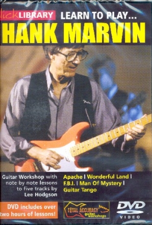 Learn to play Henk Marvin DVD-Video Lick Library
