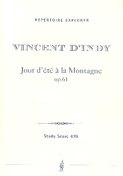 Jour d't  la montagne op.61 fr Orchester Studienpartitur